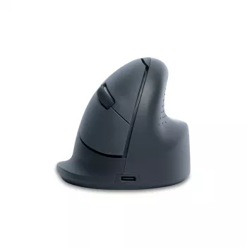R-Go Tools pystyhiiri R-Go HE Basic, ergonominen hiiri, keskikokoinen (käsikoko ≥ 185 mm), oikeakätinen, Bluetooth, harmaa