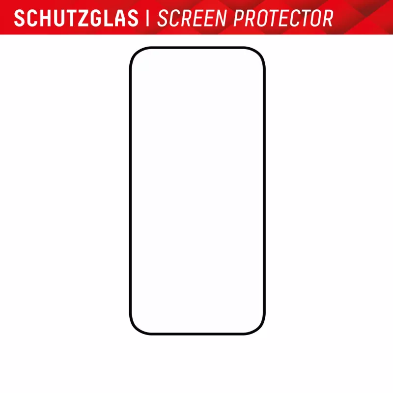 Displex Full Cover näytönsuoja (10H) Apple iPhone 15 Plus/15 Pro Max, Eco-asennuskehys, täysi peitto