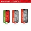 Displex näytönsuojakalvo + kotelo Apple iPhone 15 Pro, Eco-asennuskehys, naarmuuntumaton
