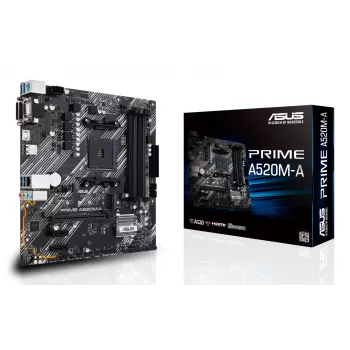 Emolevy ASUS PRIME A520M-A II/CSM AMD A520 Socket AM4 micro ATX