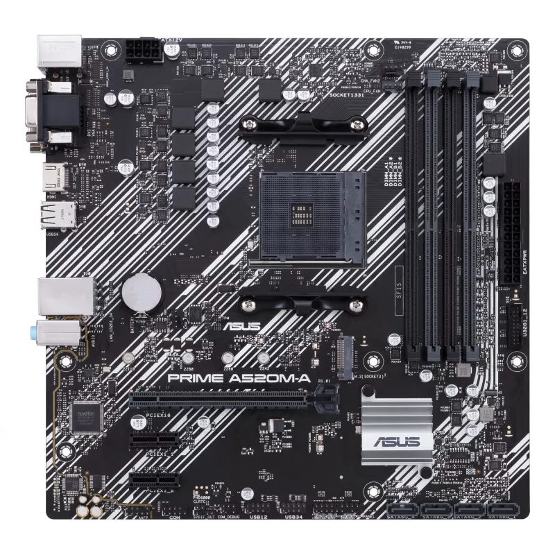 Emolevy ASUS PRIME A520M-A II/CSM AMD A520 Socket AM4 micro ATX