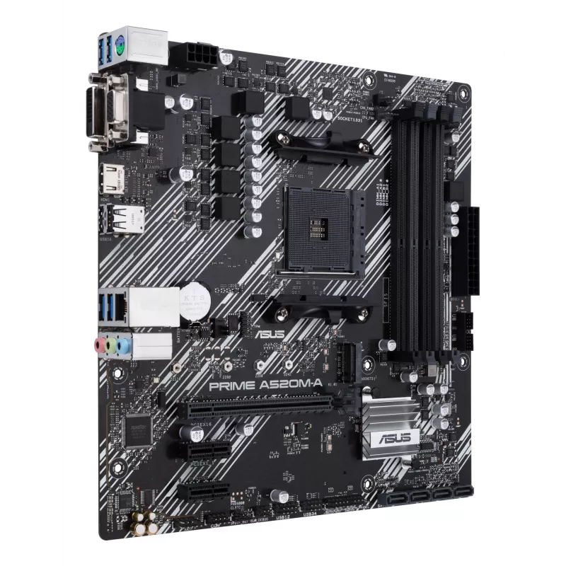 Emolevy ASUS PRIME A520M-A II/CSM AMD A520 Socket AM4 micro ATX