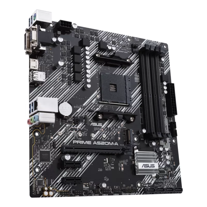 Emolevy ASUS PRIME A520M-A II/CSM AMD A520 Socket AM4 micro ATX