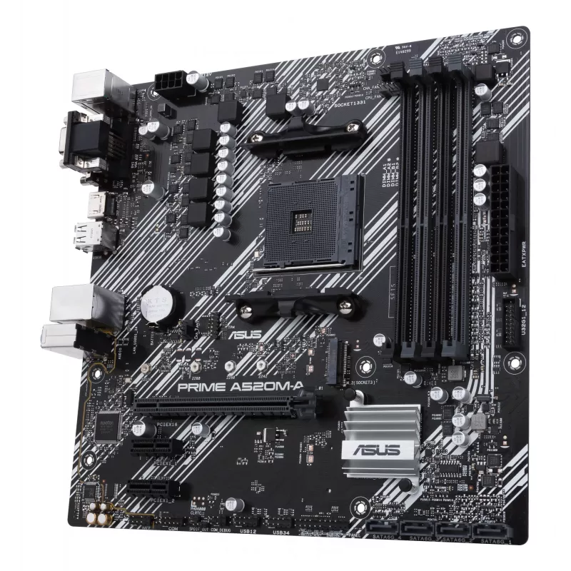 Emolevy ASUS PRIME A520M-A II/CSM AMD A520 Socket AM4 micro ATX