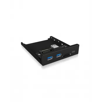 Keskitin ICY BOX IB-HUB1417-i3 musta