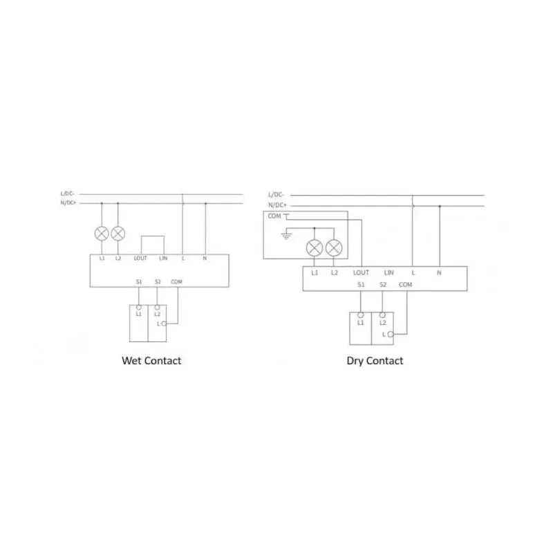 Älykodin kaksoisrelemoduuli, Aqara DCM-K01, 2-kanavainen ohjaus