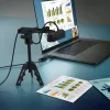 j5create JVU250 HD-verkkokamera automaatti- ja manuaalitarkennuskytkimellä