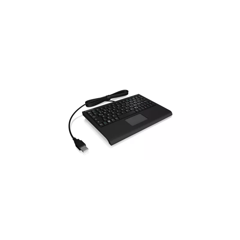 KeySonic ACK-3410 (DE) näppäimistö toimisto USB QWERTZ saksa musta