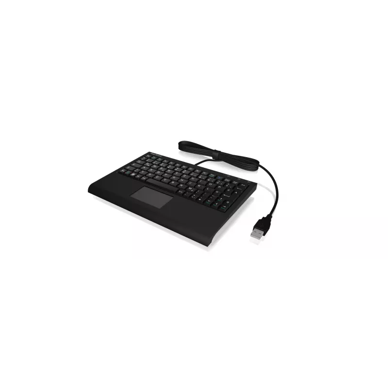 KeySonic ACK-3410 (DE) näppäimistö toimisto USB QWERTZ saksa musta