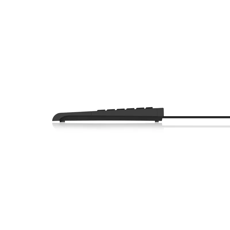 KeySonic ACK-3410 (DE) näppäimistö toimisto USB QWERTZ saksa musta