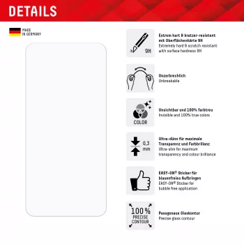 Displex Smart Glass (9H) Samsung Galaxy A35/A55 5G, asennustarra, särkymätön