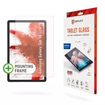 Displex tablettilasi (9H) Samsung Galaxy Tab S6 Lite, Eco-asennuskehys, särkymätön, ultraohut, näkymätön