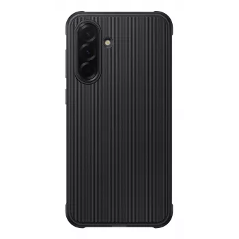 Samsung EF-RA366 kestävä suojakotelo Galaxy A36:lle, musta