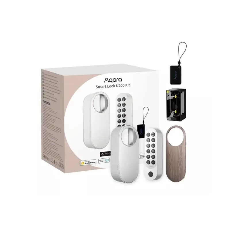 AQARA Smart Lock U200 Kit (EL-D02DW), valkoinen