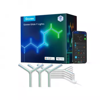 Govee Glide RGBIC Y Lights älykäs seinävalaisin Wi-Fi/Bluetooth 72 W