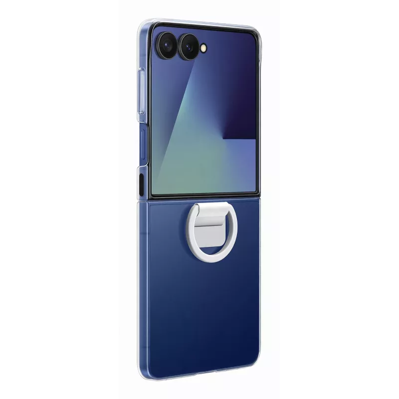 Suojakotelo Samsung Galaxy Z Flip7:lle Samsungilta — kirkas, malli EF-QF766CTEGWW