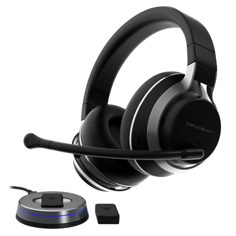 Turtle Beach Stealth Pro Multiplatform langaton aktiivinen kohinanvaimennus Bluetooth-pelikuuloke PS5:lle, PS4:lle, PC:lle