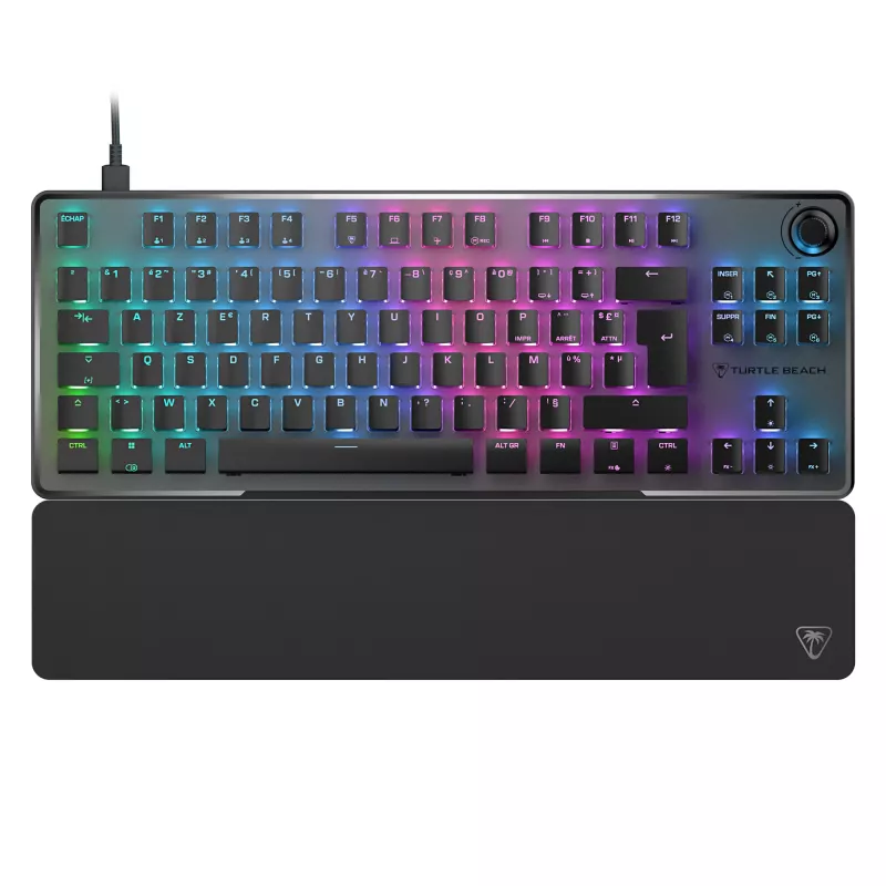Turtle Beach Vulcan II TKL Pro näppäimistö pelikäyttöön USB AZERTY saksa musta
