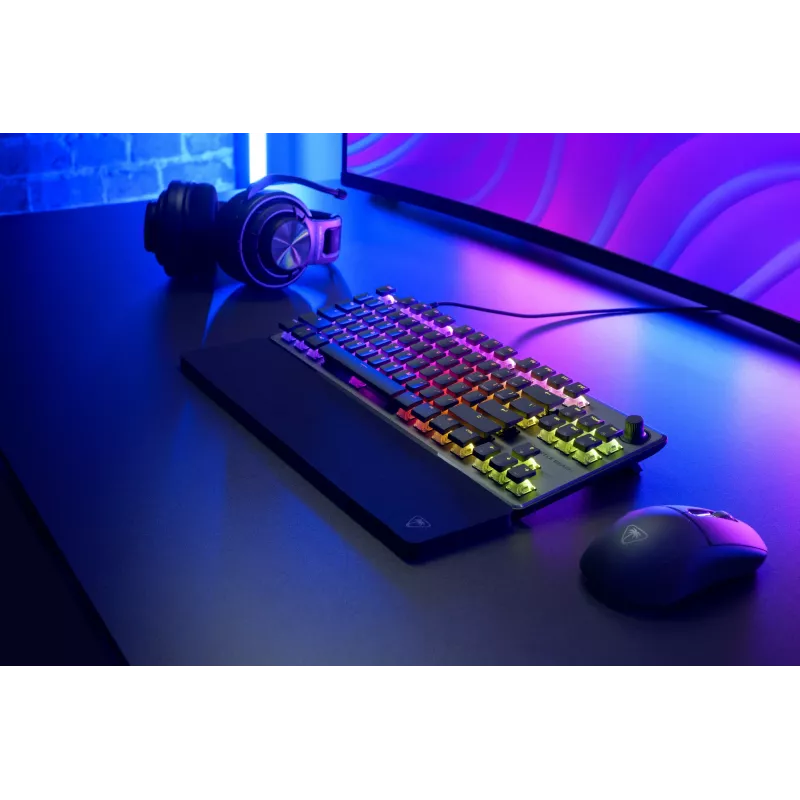 Turtle Beach Vulcan II TKL Pro näppäimistö pelikäyttöön USB AZERTY saksa musta