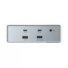 HyperDrive GEN2 HDG215-EUZ 15-in-1 USB-C-telakointiasema, 2x HDMI, 2x DisplayPort, 100W Power Delivery, hopea