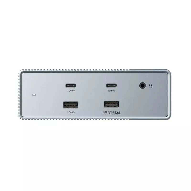 HyperDrive GEN2 HDG215-EUZ 15-in-1 USB-C-telakointiasema, 2x HDMI, 2x DisplayPort, 100W Power Delivery, hopea