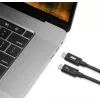 Thunderbolt-kaapeli OWC OWCCBLTB4C2.0M 2 m 40 Gbit/s musta