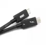 Thunderbolt-kaapeli OWC OWCCBLTB4C2.0M 2 m 40 Gbit/s musta