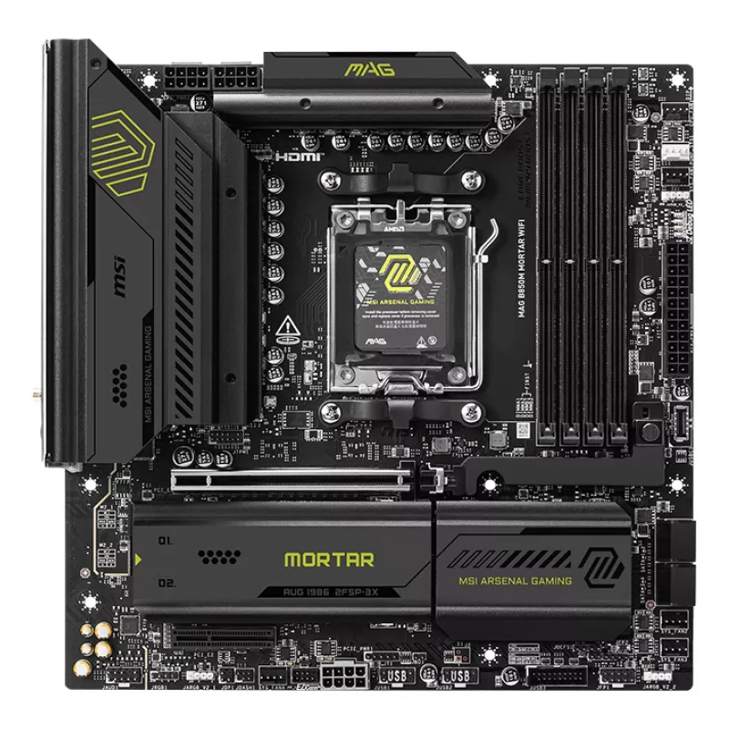 MSI MAG B850M MORTAR WIFI emolevy AMD B850 kanta AM5 micro ATX