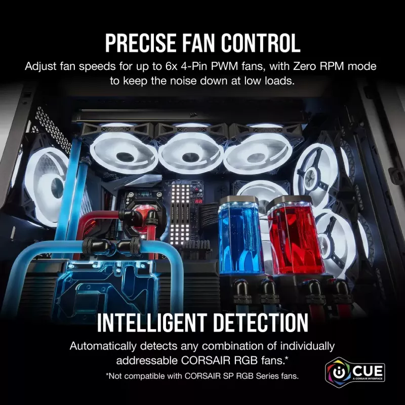 Tuuletinnopeudensäädin Corsair iCUE Commander Core XT