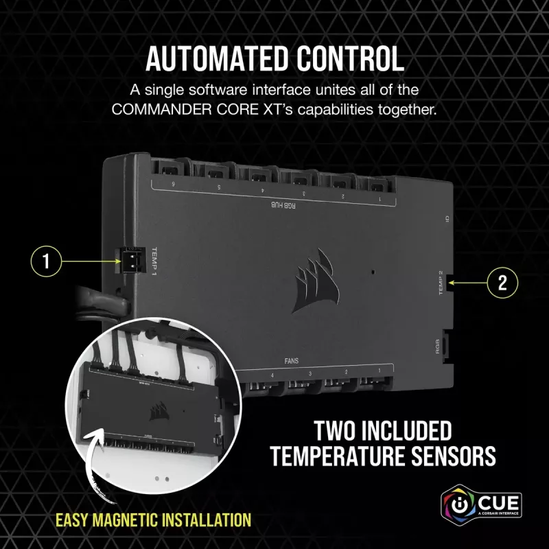 Tuuletinnopeudensäädin Corsair iCUE Commander Core XT