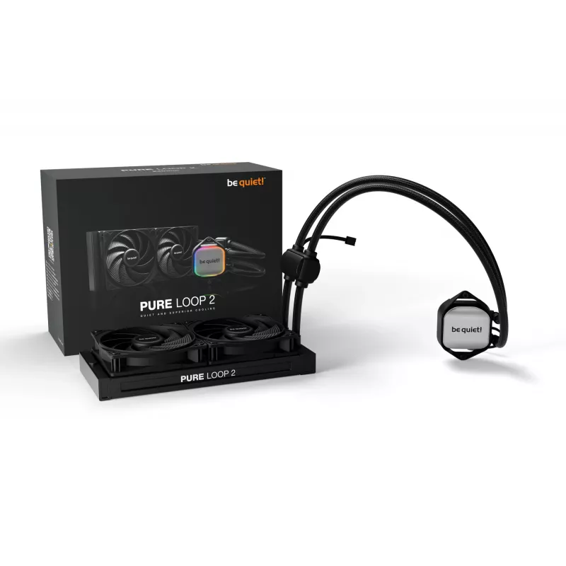 be quiet! Pure Loop 2 | 240mm prosessorin All-in-One-nestekkühler 12 cm musta 1 kpl