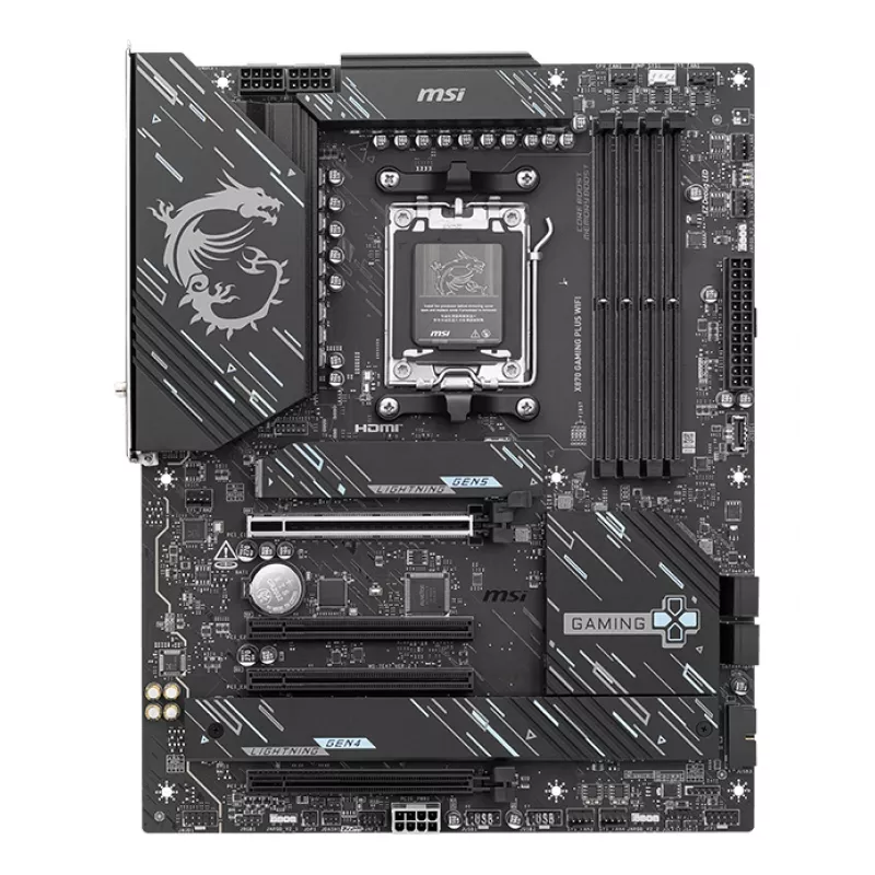MSI X870 GAMING PLUS WIFI emolevy AMD X870 kanta AM5 ATX