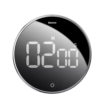 Päivittäinen ajastin Baseus Heyo Rotation Countdown musta digitaalinen