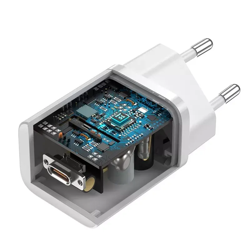 Baseus Super Si sisälaturi valkoinen pikalataus 12V 1xUSB-C