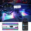 Govee RGBIC sisätilan autovalot Smart Strip Light Bluetooth 30 cm
