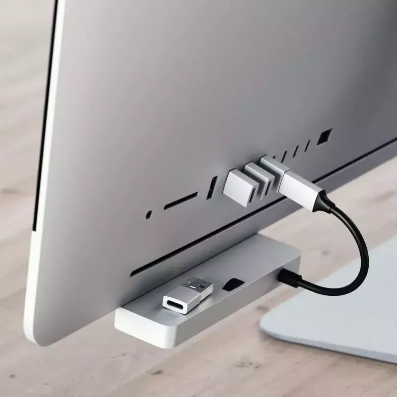 Satechi ST-TAUCS kaapelin sukupuolenmuunnin USB-A USB-C hopea