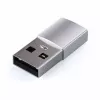 Satechi ST-TAUCS kaapelin sukupuolenmuunnin USB-A USB-C hopea