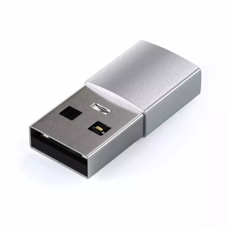 Satechi ST-TAUCS kaapelin sukupuolenmuunnin USB-A USB-C hopea