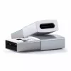 Satechi ST-TAUCS kaapelin sukupuolenmuunnin USB-A USB-C hopea