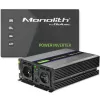 Jännitemuunnin QOLTEC Monolith 4000 MS Wave 12V – 230V 2000/4000W USB:lla