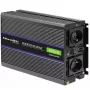 Jännitemuunnin QOLTEC Monolith 4000 MS Wave 12V – 230V 2000/4000W USB:lla