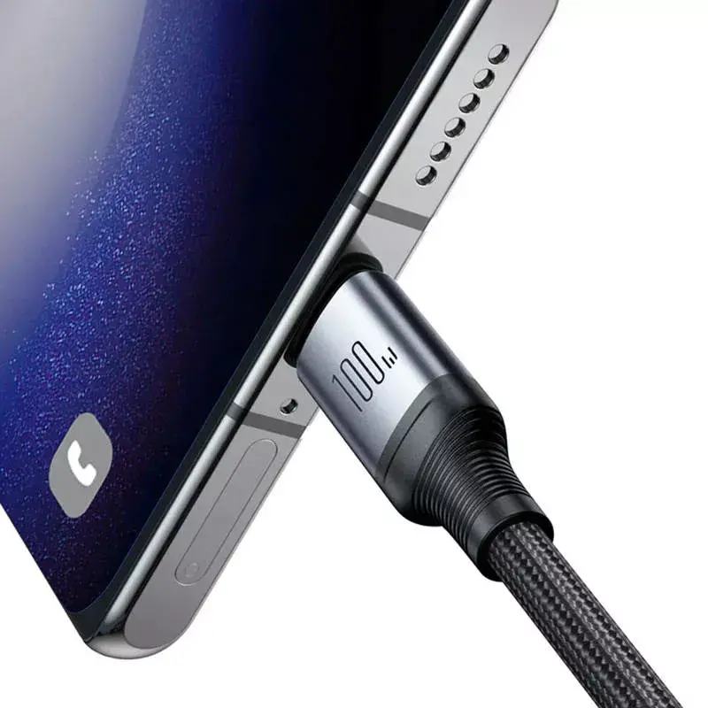 USB-C–2× USB-C-kaapeli Joyroom SA21-1T2 100W 1,5m (musta)