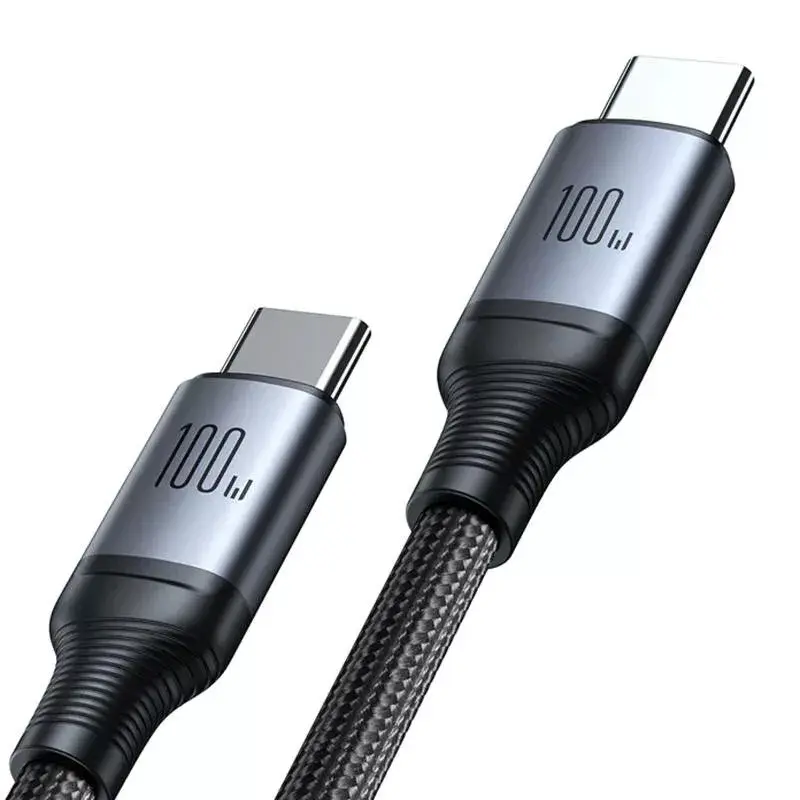 USB-C–2× USB-C-kaapeli Joyroom SA21-1T2 100W 1,5m (musta)