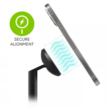 3-in-1 jatkettava teline mophie MagSafe laturi sisäkäyttöön USB älypuhelin älykello kuulokkeet