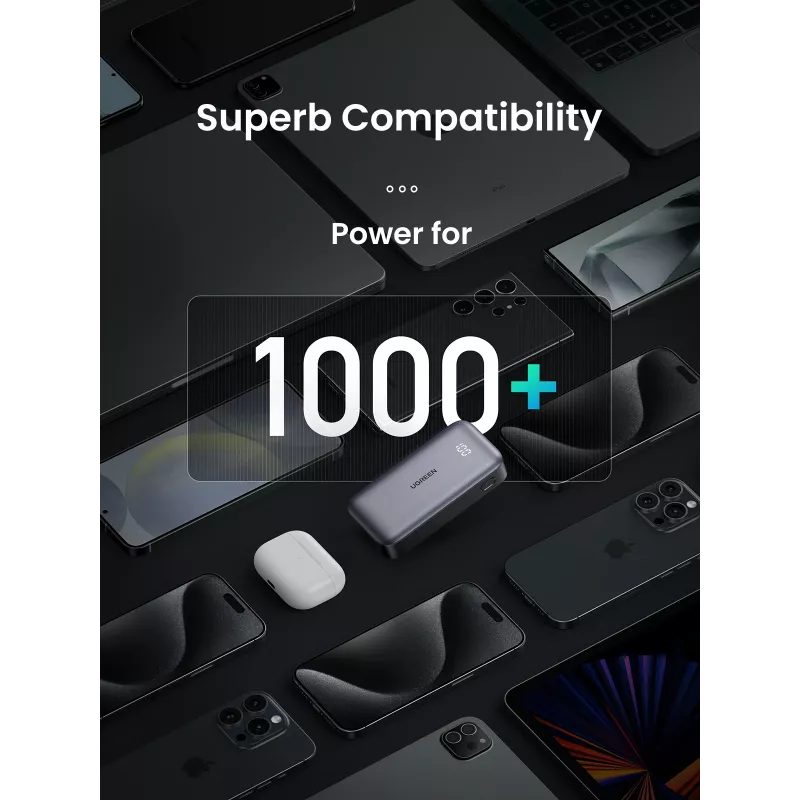 Kannettava varavirtalähde Ugreen 10000mAh Mini Quick Charging 30W