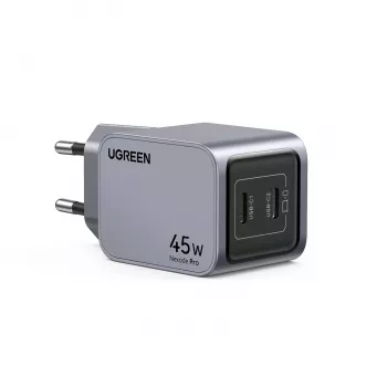 Ugreen 35008 mobiililaturi yleismalli harmaa AC-pikalataus sisäkäyttöön