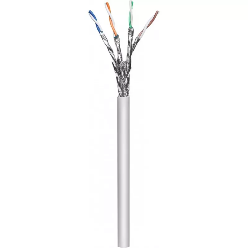 Techly ITP-C6A-FLS305 verkkokaapeli harmaa 305 m Cat6a S/FTP (S-STP)