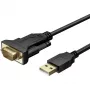 Sarjakaapeli Techly IDATA-USB2-SER-1 musta 1,5 m USB Type-A DB-9