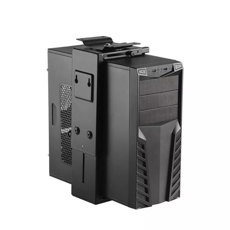 Techly ICA-CS 66 CPU-teline pöydän alle CPU-teline musta
