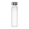 Juomapullo Xavax 00181598 — 450 ml borosilikaattilasi silikonisuojuksella, sininen läpinäkyvä